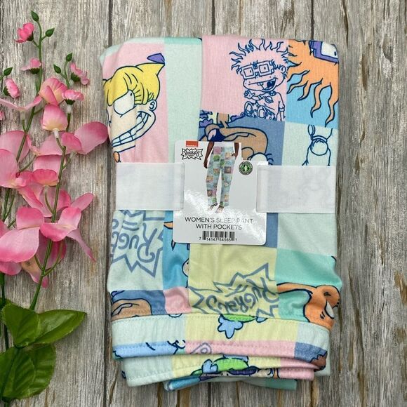 Women’s Comfy Lightweight Rugrats Sleep Lounge Pants Size XL - Picture 1 of 6